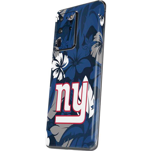 NFL New York Giants Tropical Print Galaxy S20 Ultra 5G Skin